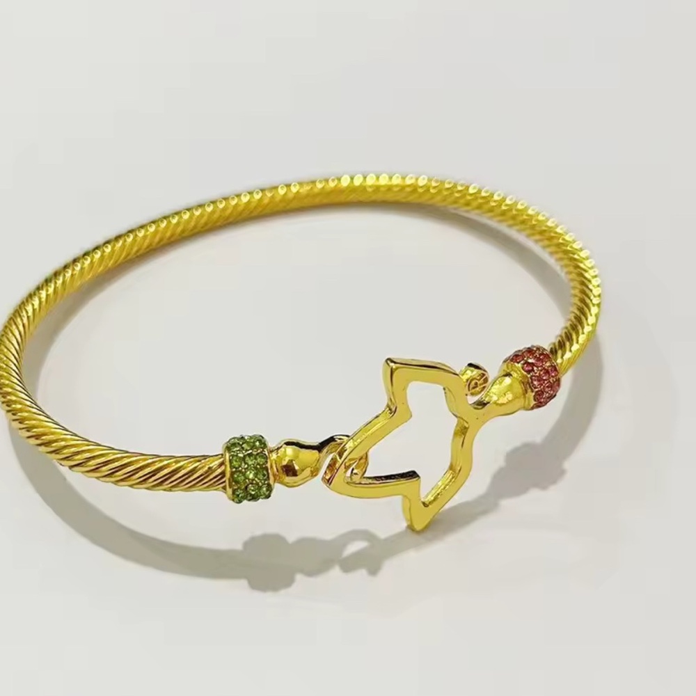 AKA Sorority Inspired Ivy Leaf Bracelet